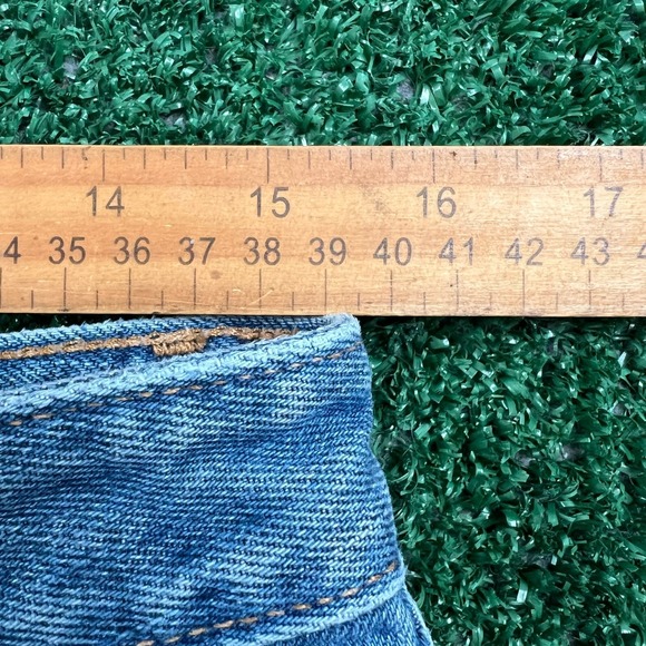 Vintage Old Navy Jeans Womens Size 8 R 31x31" Flared Bootcut Low Rise Blue Y2K - Picture 5 of 9